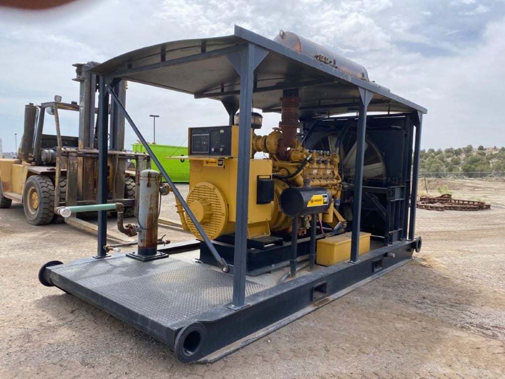 250 KW Caterpillar #G3408, Natural gas generator set, 5995 hours, HD Skid, EMCP 4.2, 800A Breaker, Tested & - Image 2