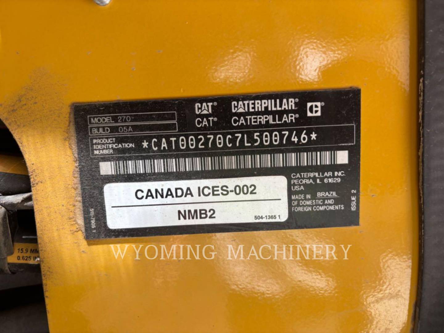 Cat 270, Skid Steer Loader, S/N: 7L500746, 2025 - Image 6
