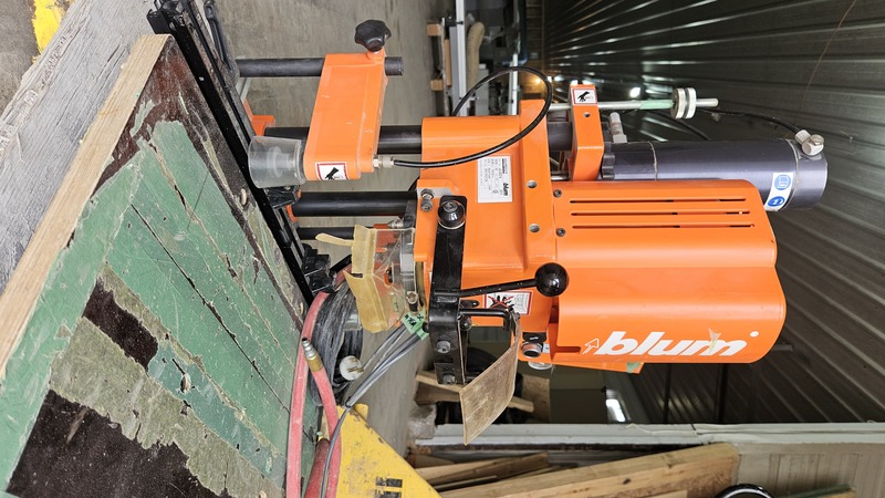 1 Spindle, Blum #Minipress-P, Vertical Pneumatic Boring & Insertion Machine, 35 mm hinge cup boring, 220 V. - Image 2