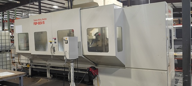 SNK #FSP-80V, 5-Axis Vertical Machining Center, 90.5" X, 33.4" Y, 27.5" Z, 78.7" x 31.5" table, 30 HP, 4,000 - Image 2