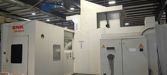 SNK #FSP-80V, 5-Axis Vertical Machining Center, 90.5" X, 33.4" Y, 27.5" Z, 78.7" x 31.5" table, 30 HP, 4,000 - Image 4