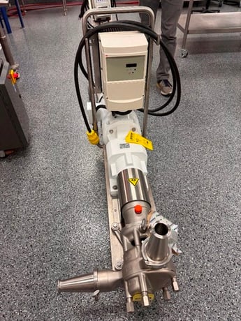 MasoSine, Sanitary Sine Pump, Nord gear reducer, 3.31:1 ratio, ABB variable frequency drive, 2023, (3 - Image 1