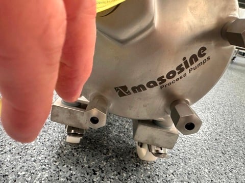 MasoSine, Sanitary Sine Pump, Nord gear reducer, 3.31:1 ratio, ABB variable frequency drive, 2023, (3 - Image 5