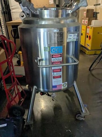 66 gallon DCI, Stainless Steel Jacketed Agitated Reactor, 45 psi @ 302°F vessel, Allen-Bradley PowerFlex 40 - Image 1