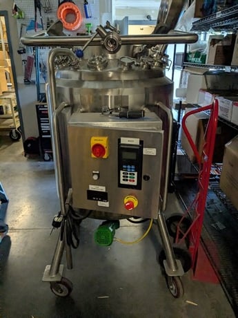 66 gallon DCI, Stainless Steel Jacketed Agitated Reactor, 45 psi @ 302°F vessel, Allen-Bradley PowerFlex 40 - Image 2