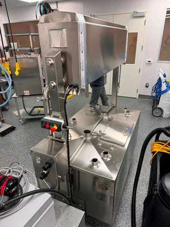 1,000 lb. Qualtech, Jacketed Pasteurizing Cheese Vat, 70 psig water max. jacket pressure, 2023 - Image 4