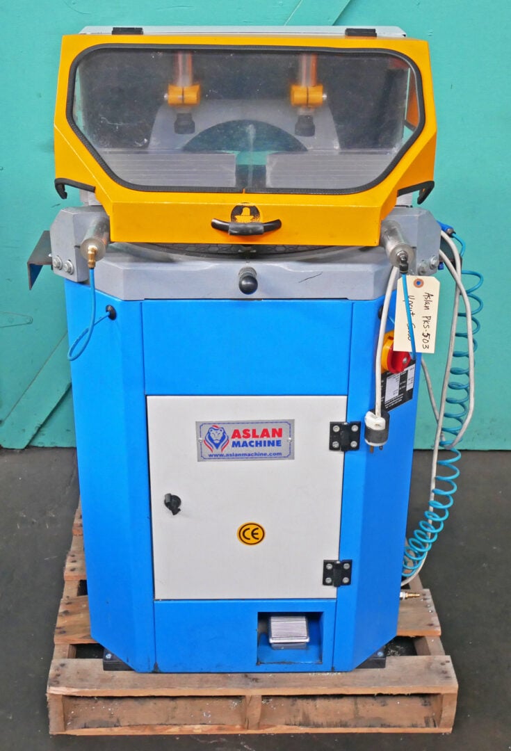 18" Aslan #PKS-503, Semi-Automatic Non-Ferrous Aluminum Upcut Saw, 1.26" bore, 3000 RPM, 2 HP - Image 2