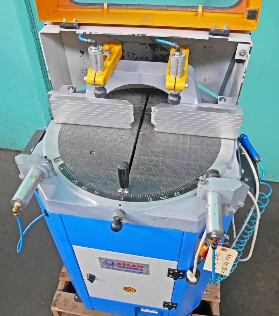 18" Aslan #PKS-503, Semi-Automatic Non-Ferrous Aluminum Upcut Saw, 1.26" bore, 3000 RPM, 2 HP - Image 4