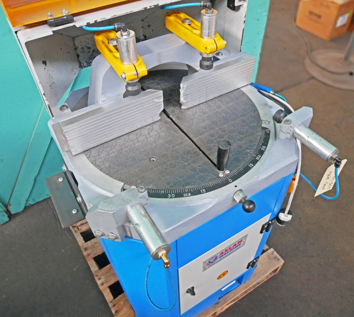 18" Aslan #PKS-503, Semi-Automatic Non-Ferrous Aluminum Upcut Saw, 1.26" bore, 3000 RPM, 2 HP - Image 5
