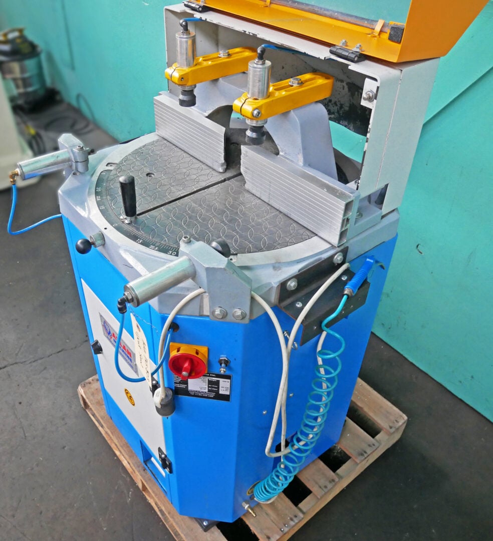 18" Aslan #PKS-503, Semi-Automatic Non-Ferrous Aluminum Upcut Saw, 1.26" bore, 3000 RPM, 2 HP - Image 8