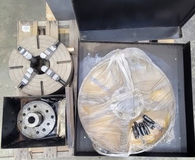 26"/36" x120" Birmingham #DL-26120L, 3-9/64" bore, 1600 RPM, inch/metric thread, 10 HP, 12" chuck, Steady - Image 6