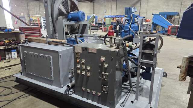 SSI #1600H, shear shredder, 36" x 50" cutting chamber, hydraulically driven, 2" refaced knives, slow speed - Image 5