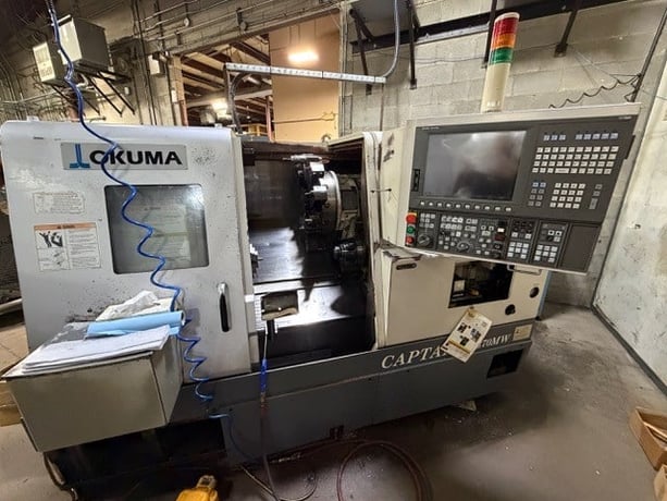 Okuma #Captain-L370MW, CNC turning center, OSP-P200L, 20.8" swing, 10" chuck, 2" bar, sub spindle, live - Image 1