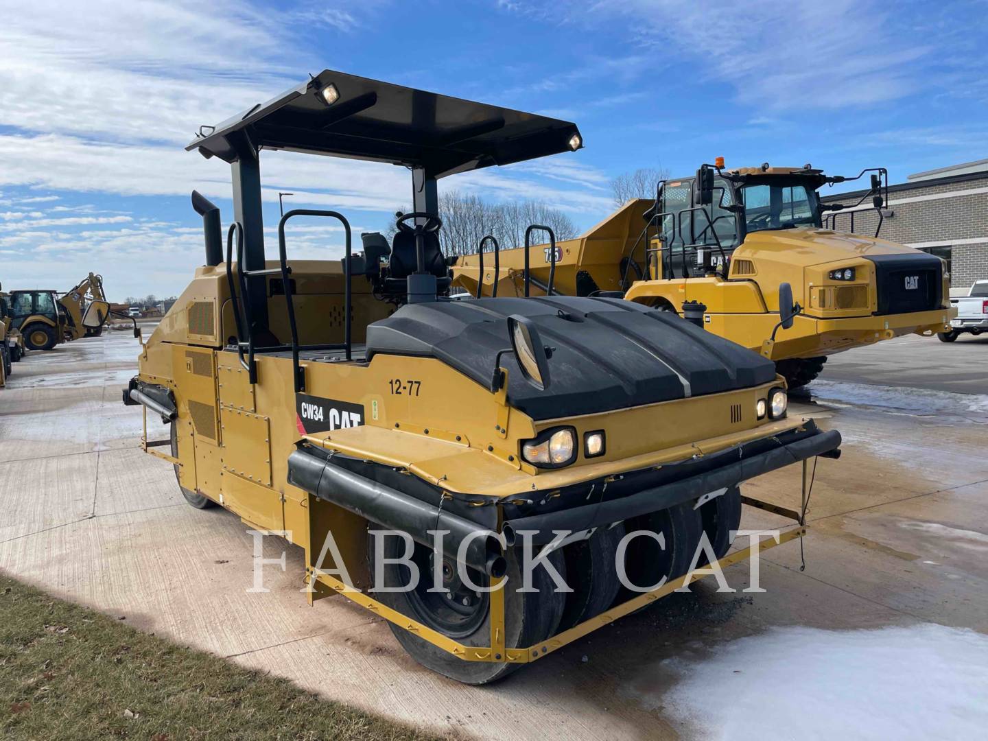Caterpillar CW34, Pneumatic Tired Compactor, 1194 hours, S/N: AL300376, 2019 - Image 2