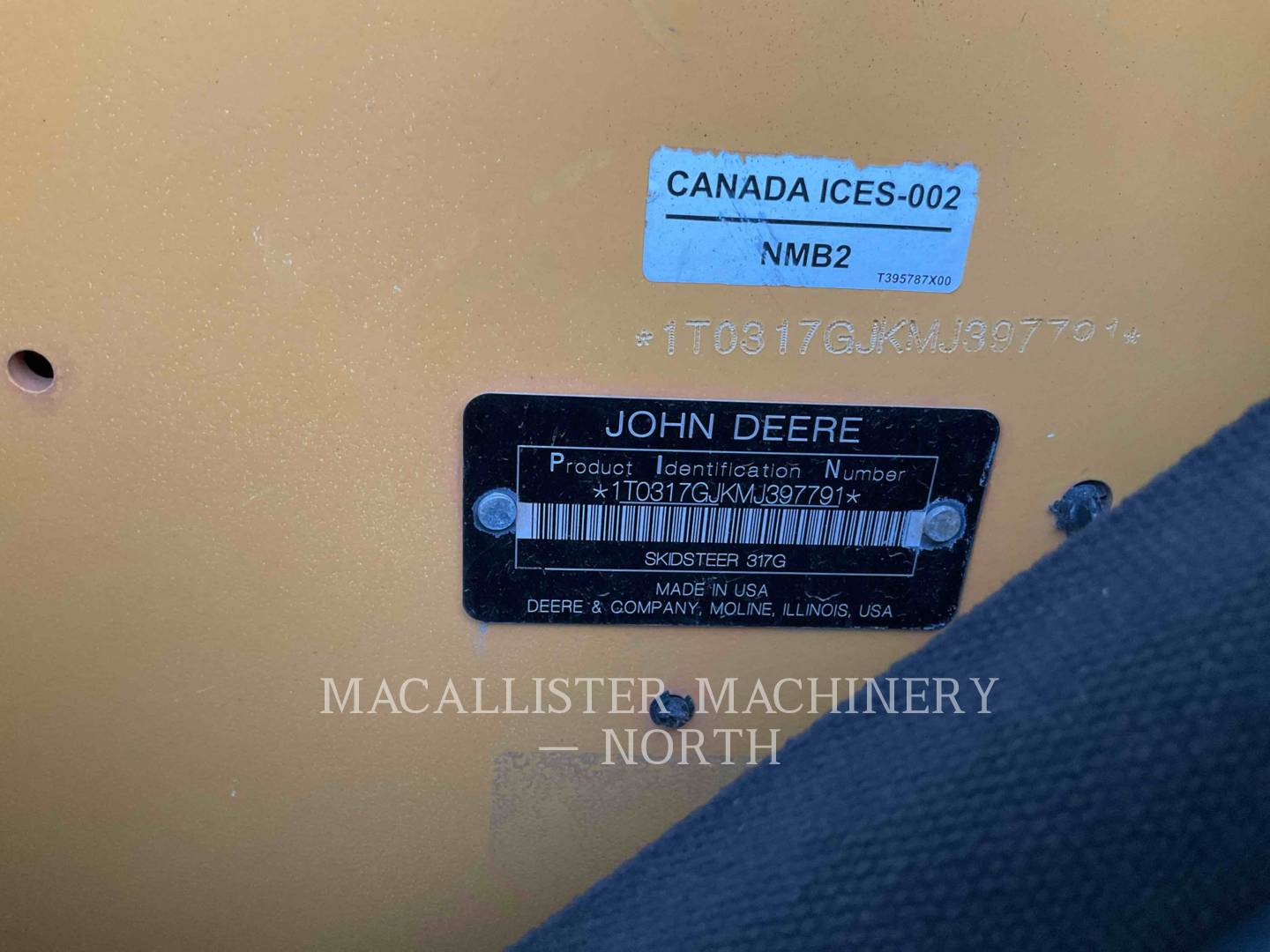 John Deere 317, 3462 hours, S/N: 1T0317GJKMJ397791, 2021 - Image 6