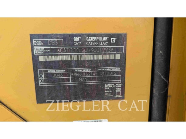 Caterpillar D5G, 6685 hours, S/N: RKG01993, 2005 - Image 6