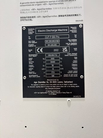 Agie Charmilles #Cut-P-550-Pro, Electrical Discharge Machine, 2022 - Image 7