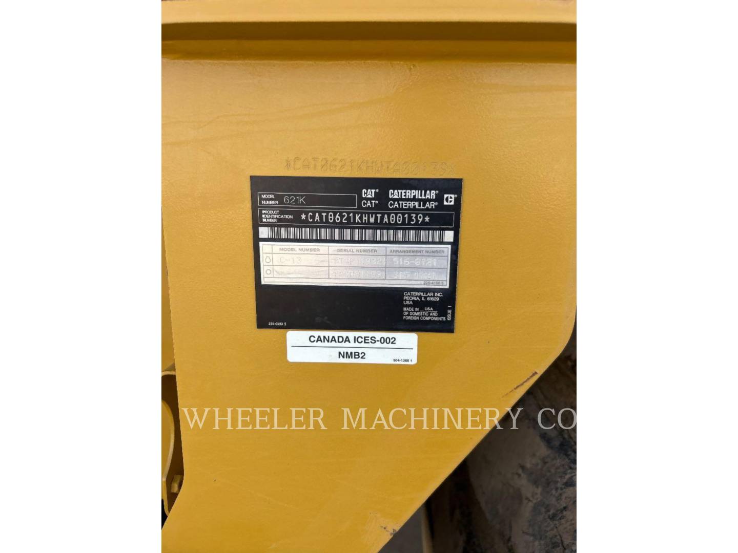 Caterpillar 621K, Wheel Tractor Scraper, 6927 hours, S/N: WTA00139, 2019 - Image 7