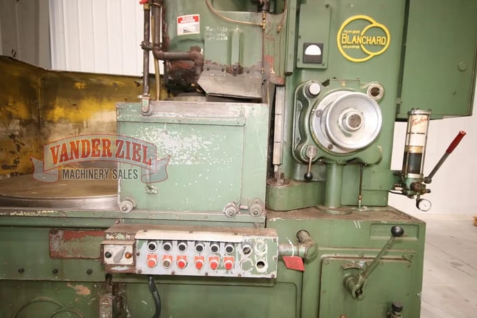 Blanchard #18D-42, 42" chuck, 50" swing, 20" x5" x16-1/2" grinding wheel, #11264 - Image 9