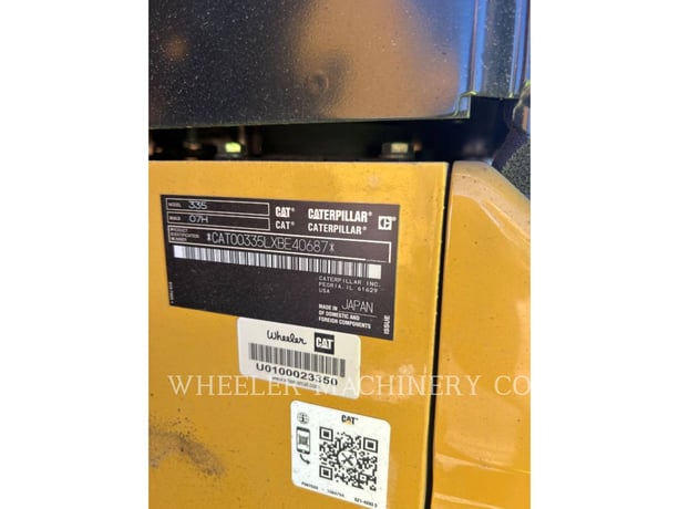Caterpillar 335 CF TH, 278 hours, S/N: XBE40687, 2026 - Image 4