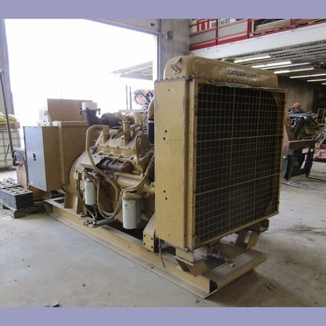 350 KW Caterpillar #3408, Diesel Generator Set, 480 Volts, 1800 RPM, SR-4 generator end, open skid, control - Image 1
