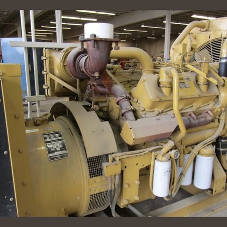 350 KW Caterpillar #3408, Diesel Generator Set, 480 Volts, 1800 RPM, SR-4 generator end, open skid, control - Image 3