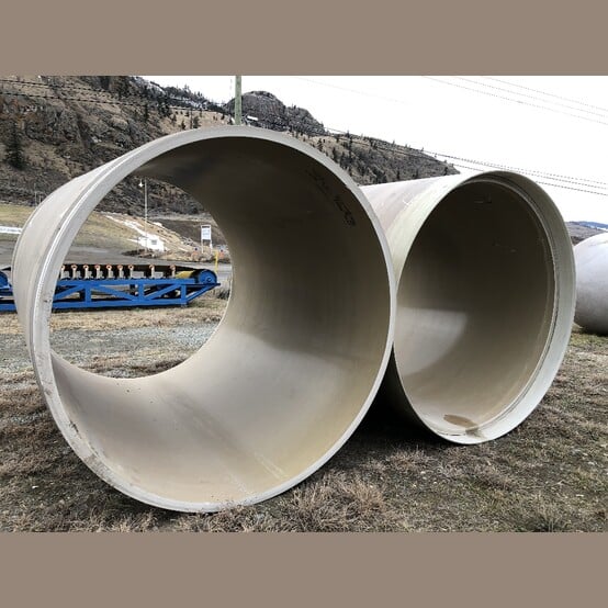 Hobas, Heavy Duty Fiber-Composite Pipe, 8'-5" outside dimension x 7'-8" ID, 3" thickness, 10' lengths, (9 - Image 3