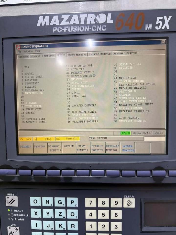Mazak #Variaxis-630-5X, 5-Axis CNC Vertical Machining Center, 24.8" X, 30.1" Y, 20" Z, 80 automatic tool - Image 7