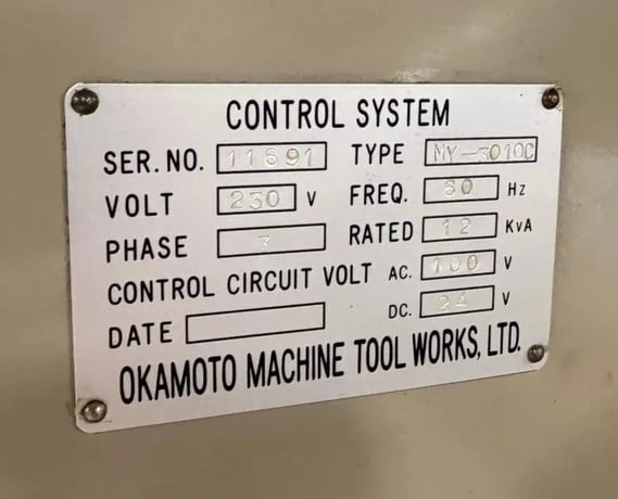 Okamoto #IGM-2M, Internal Grinder, 10,000 RPM, MDI Control, 2010 - Image 1