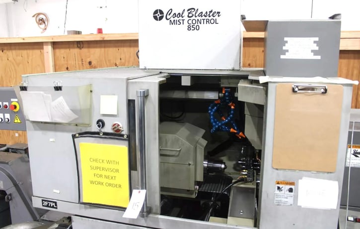 Citizen #A20VIIPL, CNC Swiss Type Automatic Lathe, 7.9" diameter, 5 HP, 8000 RPM, Chip Conv., 2009 - Image 4