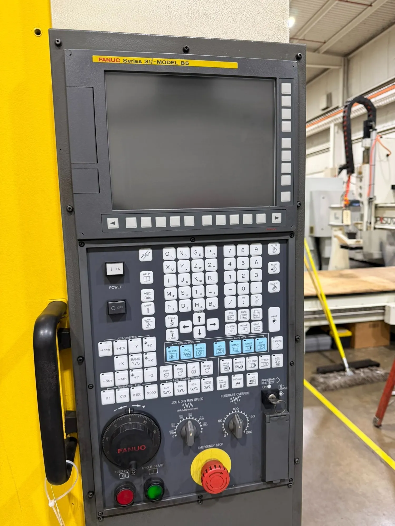 Fanuc #A-D21LIA5, CNC vertical machining center, 3-Axis, Drill Tap Center, 3,908 hours, 2014 - Image 2