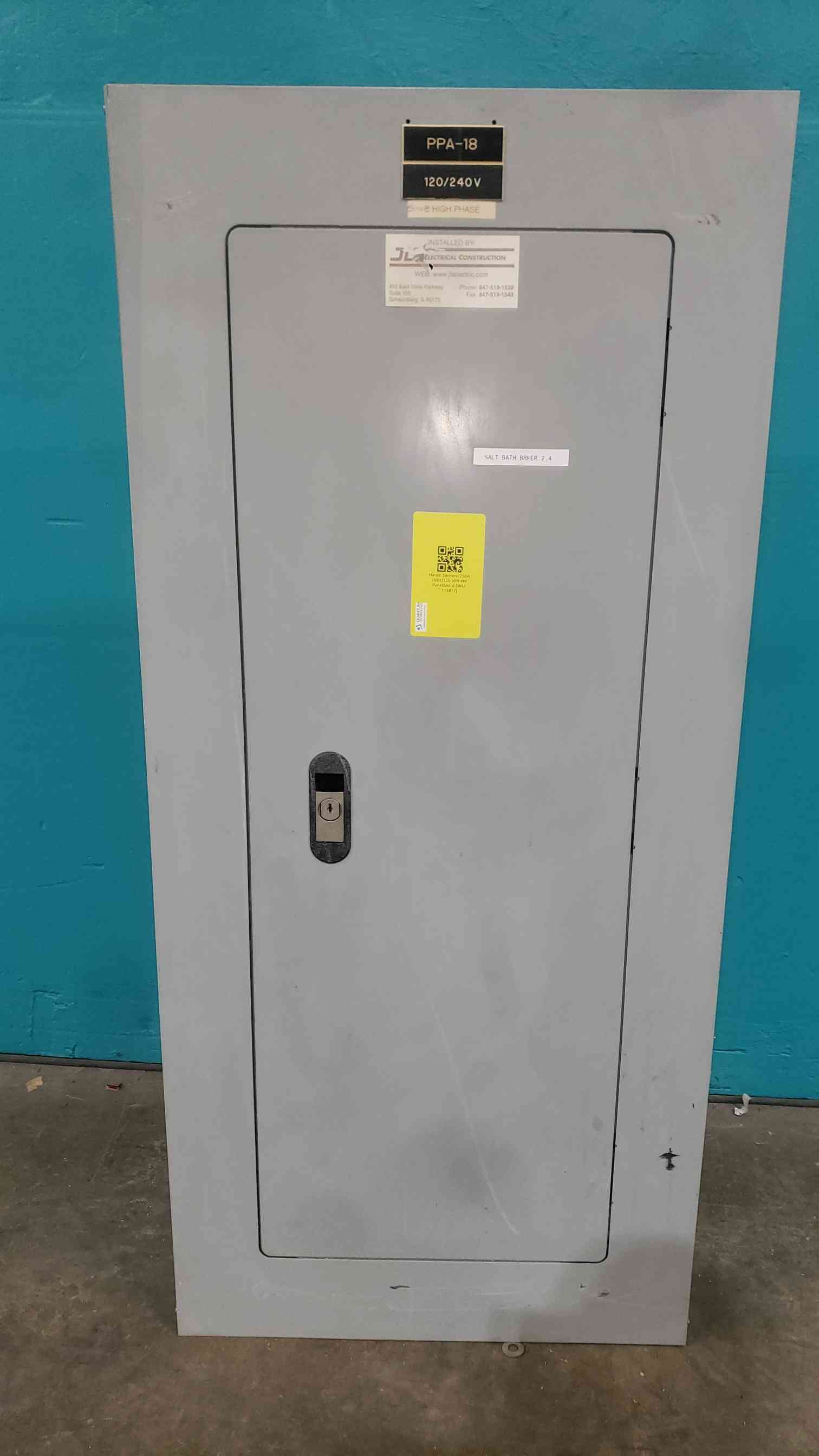 250 Amp. Siemens, P1, #P1C42QH150CTS, panelboard, 120/208 Volts, 3 Phase, main breaker, 27x 20A, 9x 15A - Image 7