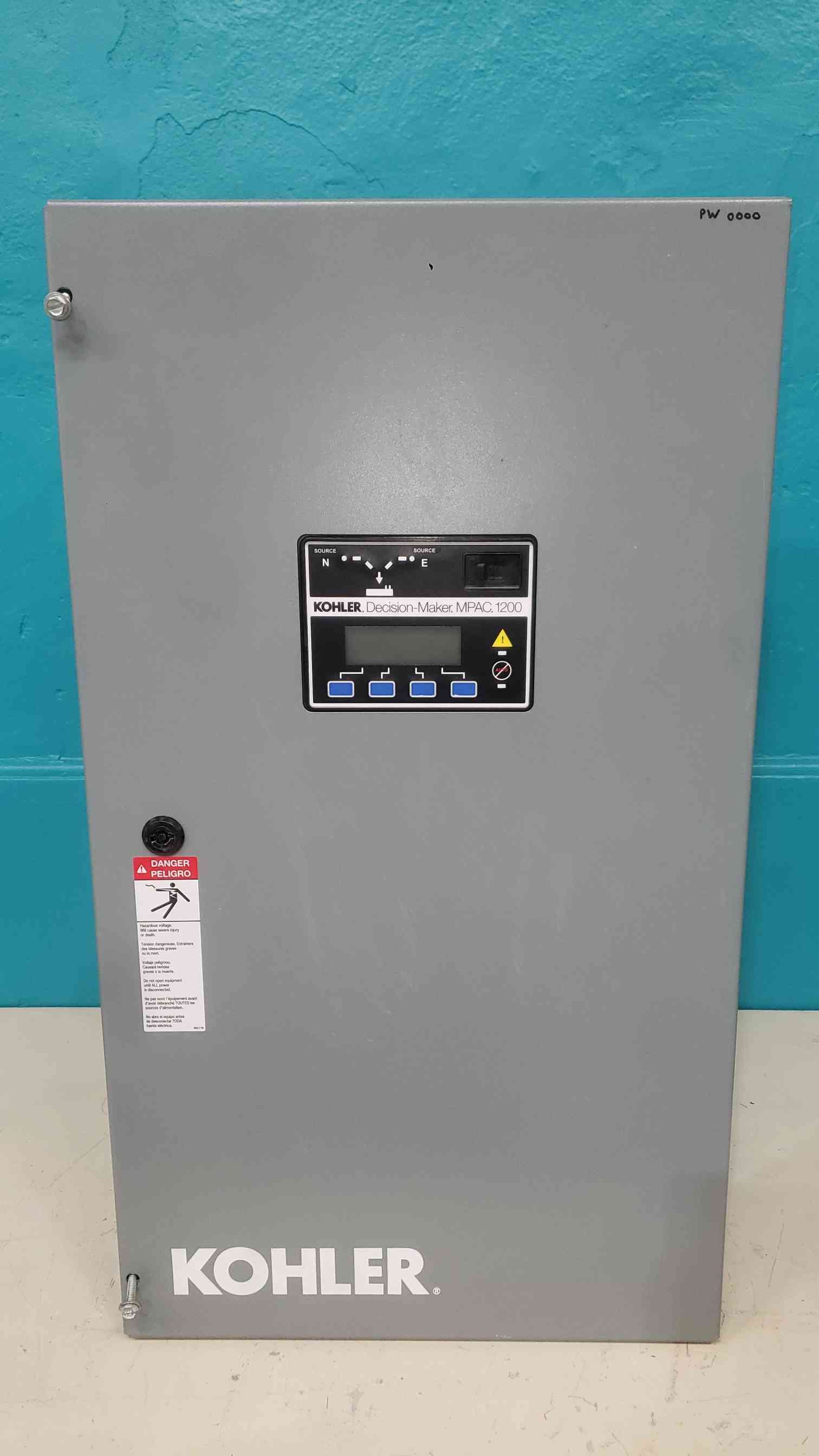 100 Amp. Kohler, #GM30295, Decision-Maker MPAC 1200, Automatic Transfer Switch, 208 Volts - Image 6