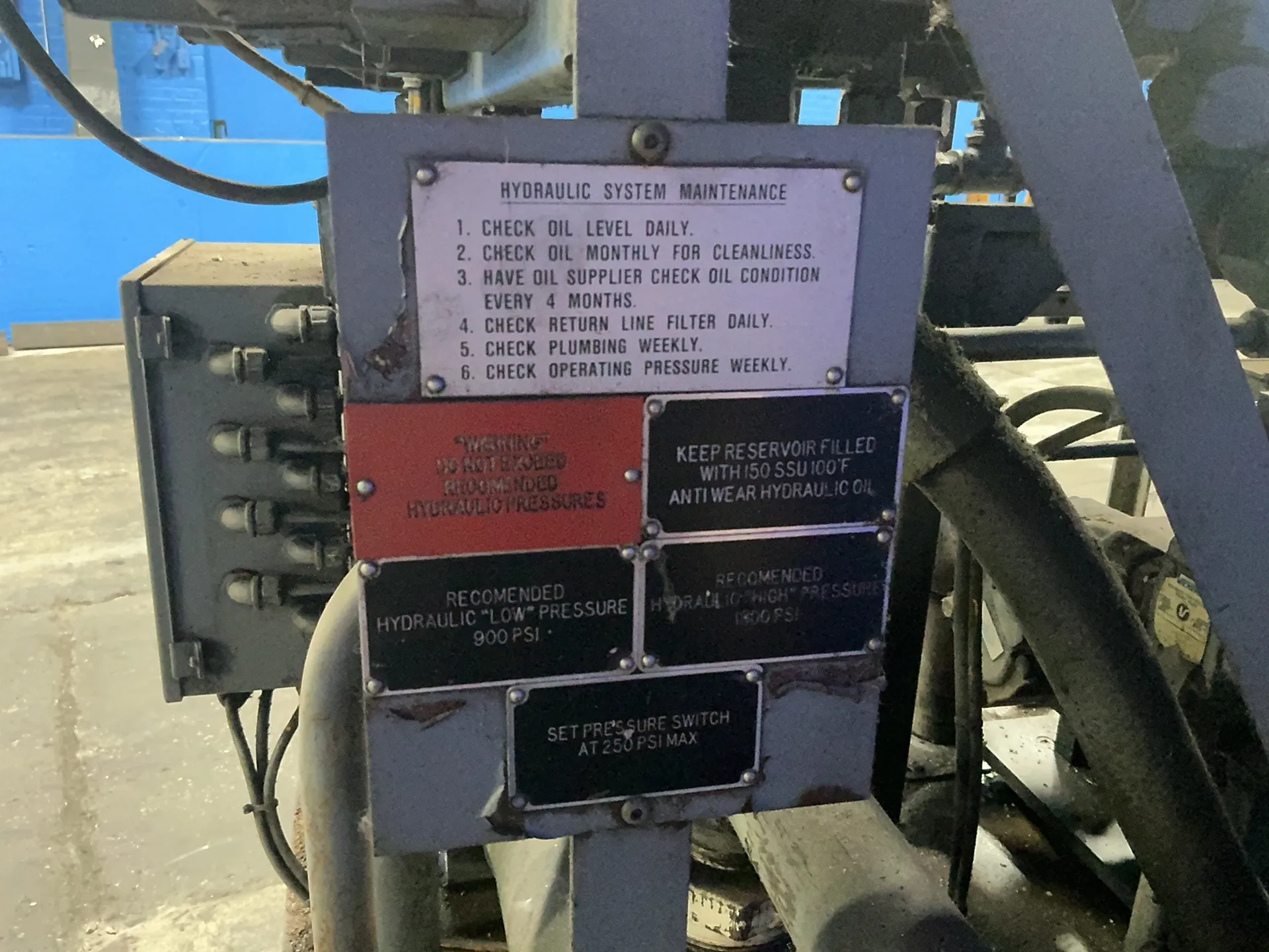 Hydro-mechanical Co, 314 Gal. Hydraulic Pump Unit, 1180 RPM - Image 4
