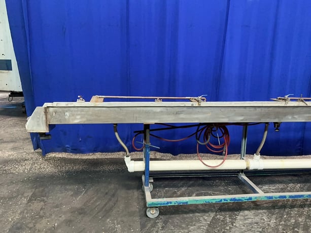 9" x 360" x 6" Large Quench Tank, 6 Wheel, 10 Valves - Image 2
