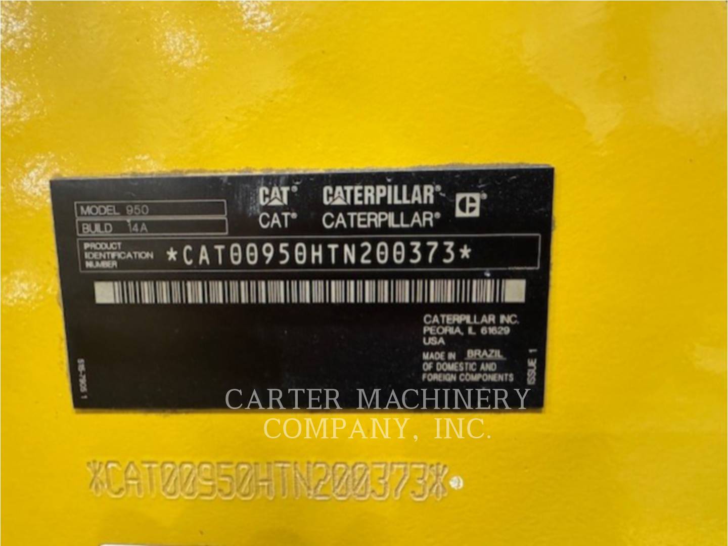 Cat 950-14, Wheel Loader, 5718 hours, S/N: TN200373, 2023 - Image 6