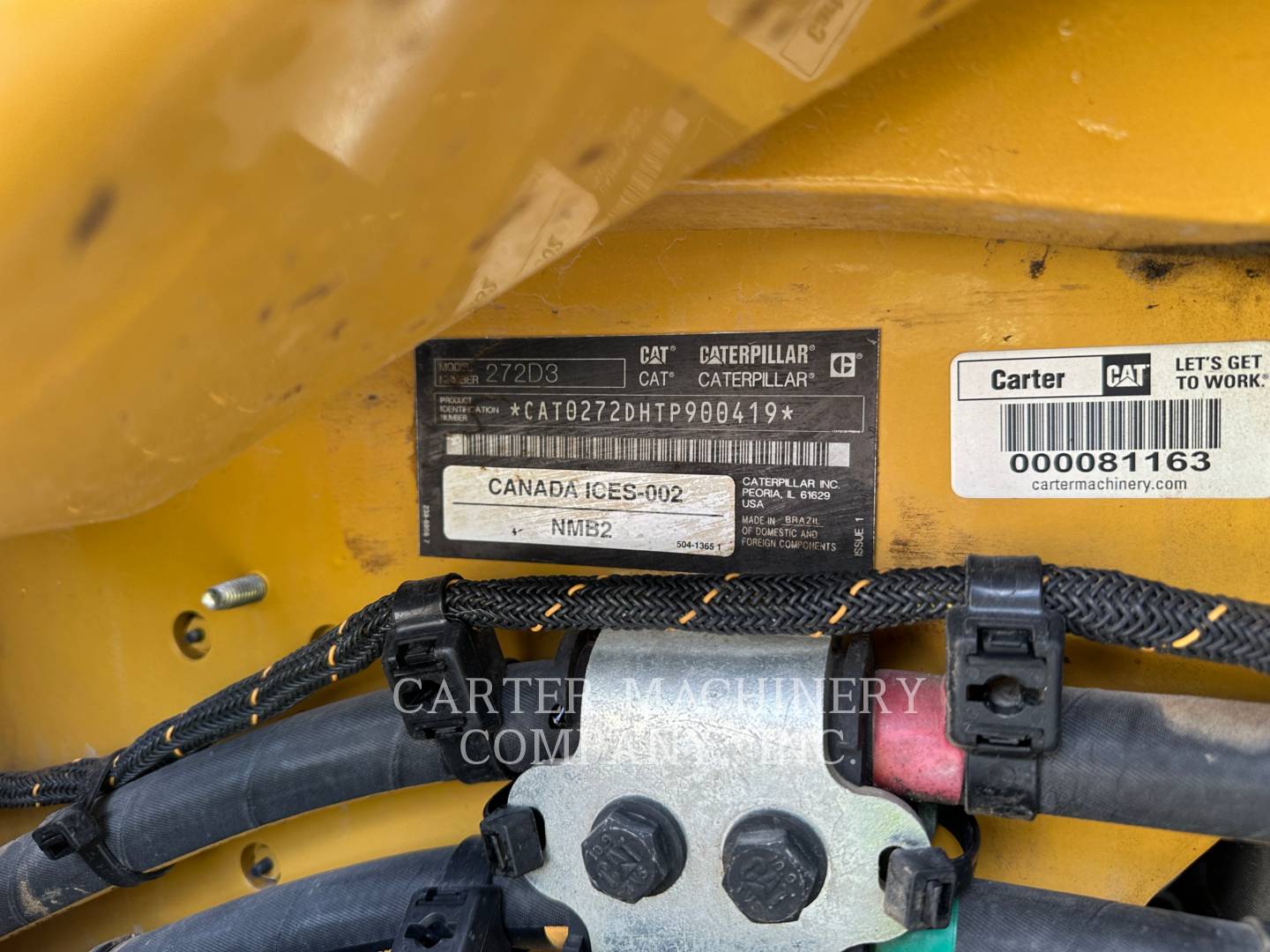 Cat 272D3, Skid Steer Loader, 530 hours, S/N: TP900419, 2023 - Image 6
