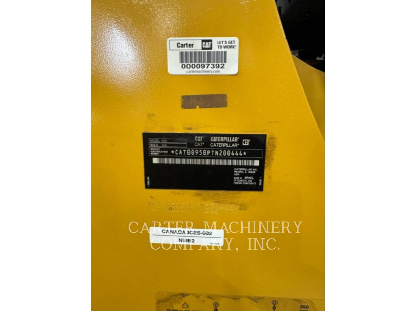 Cat 950-14, Wheel Loader, 6277 hours, S/N: TN200444, 2024 - Image 6