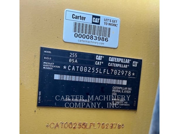 Cat 255-05, Skid Steer Loader, 154 hours, S/N: FL702978, 2024 - Image 6