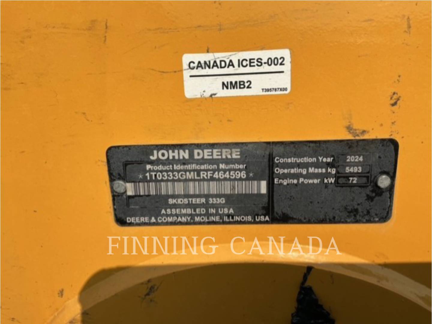 John Deere 333G, 1267 hours, S/N: 1T0333GMLRF464596, 2024 - Image 6