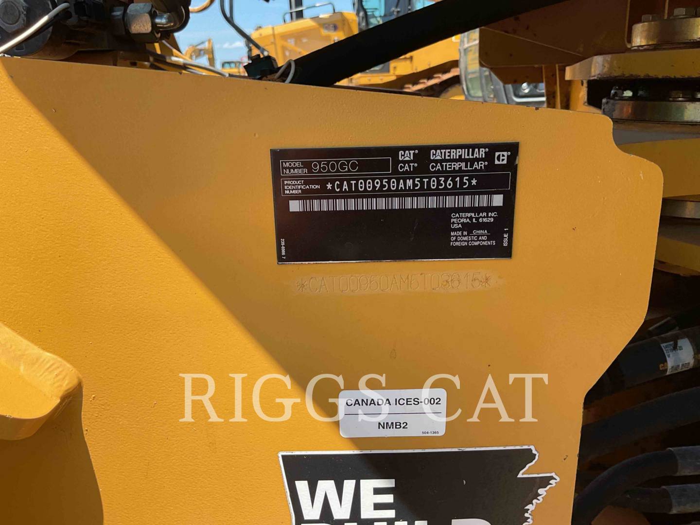 Cat 950GC, Wheel Loader, 5703 hours, S/N: M5T03615, 2020 - Image 6