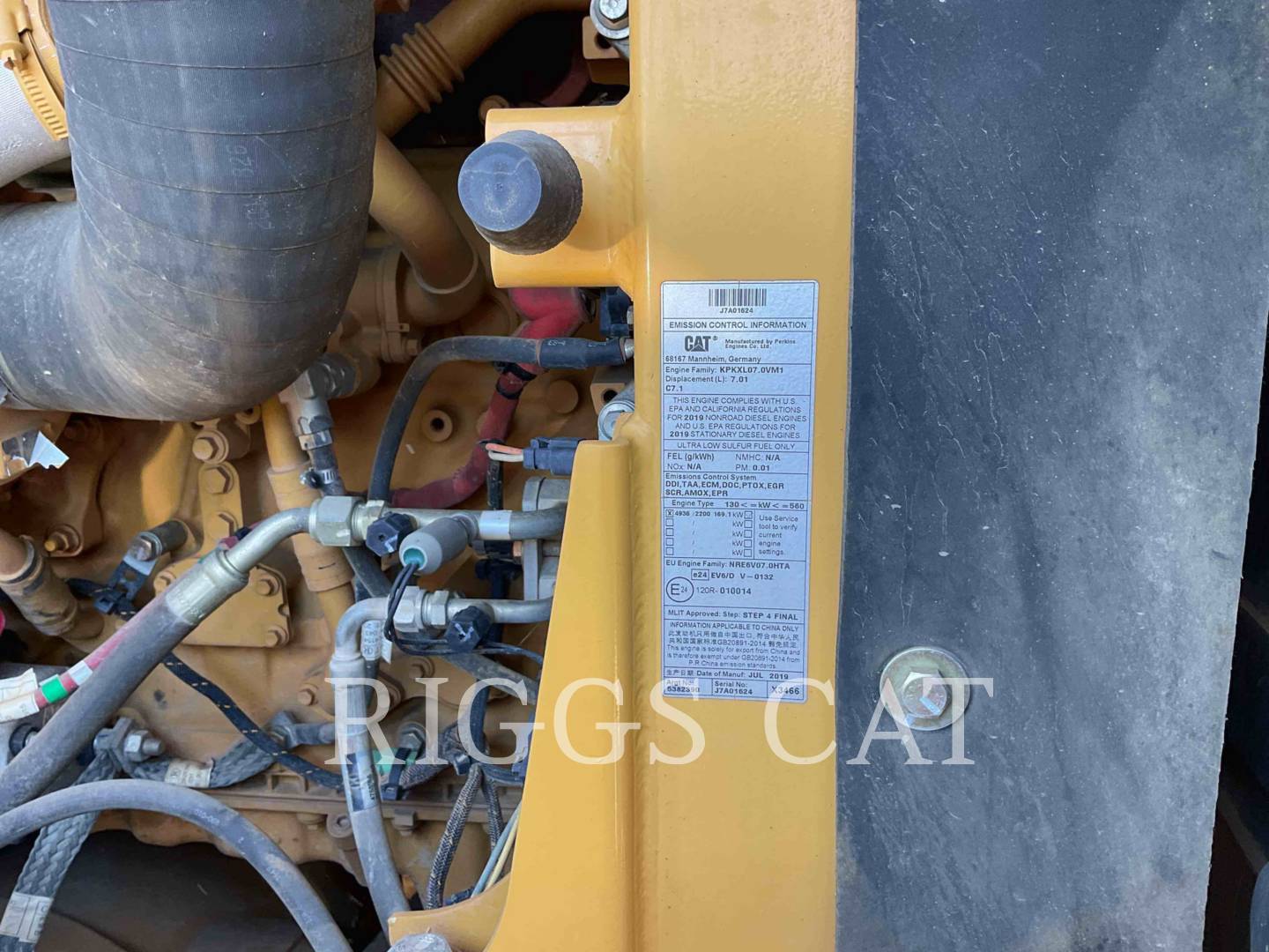 Cat 950GC, Wheel Loader, 5703 hours, S/N: M5T03615, 2020 - Image 8