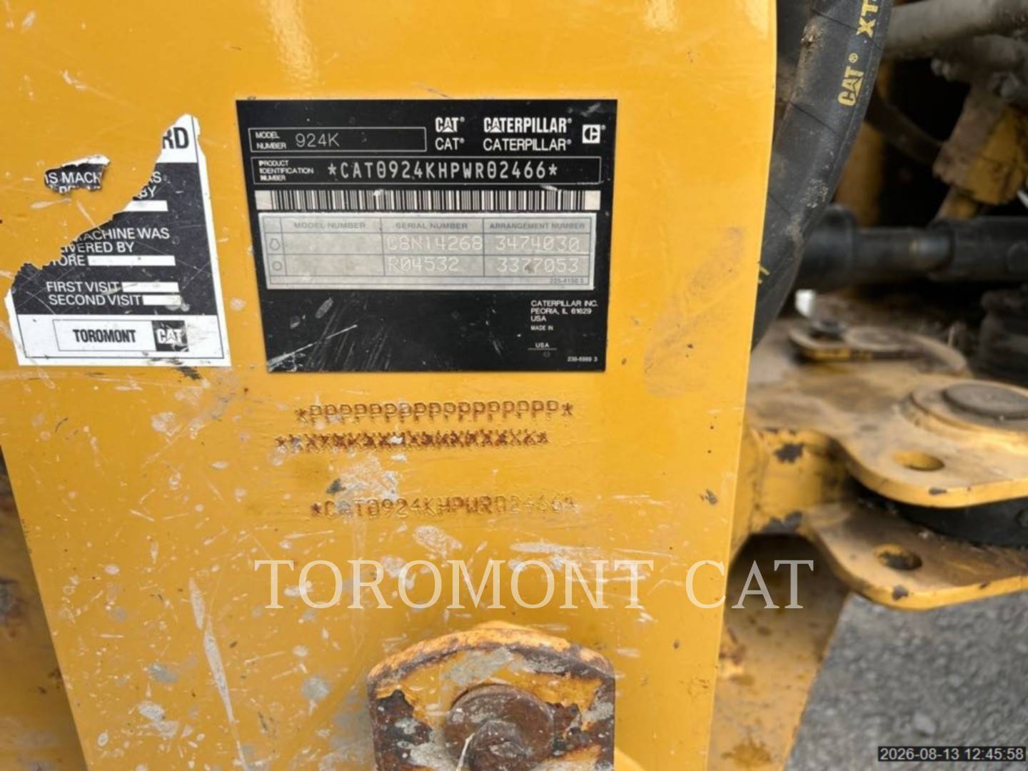 Cat 924K, Wheel Loader, 14924 hours, S/N: PWR02466, 2014 - Image 6