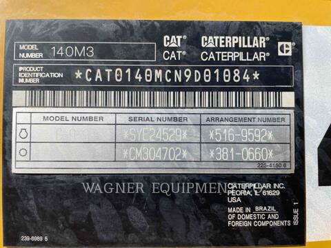 Caterpillar 140M3, Motor Grader, 5737 hours, S/N: N9D01084, 2018 - Image 6
