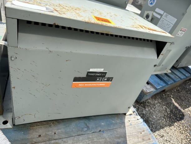 75 KVA 230 Primary, 208Y/230Y Secondary, Rex Mfg., autotransformer, Type ANN, Insulation Class 220, 3-phase - Image 4