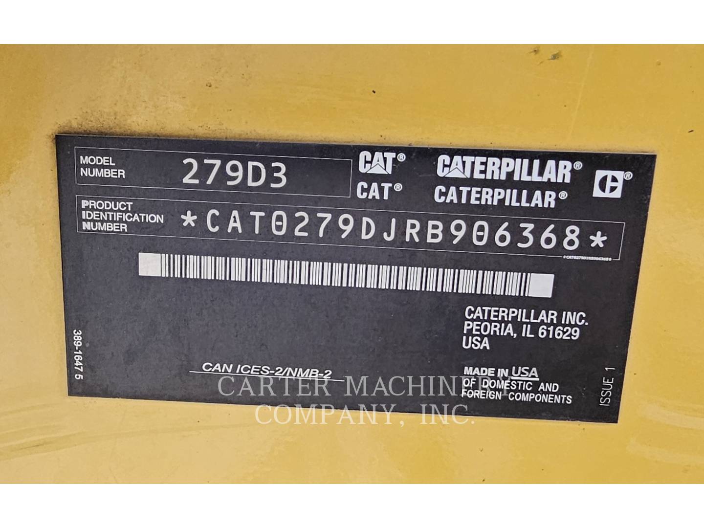 Cat 279D3, Skid Steer Loader, 2121 hours, S/N: RB906368, 2023 - Image 6