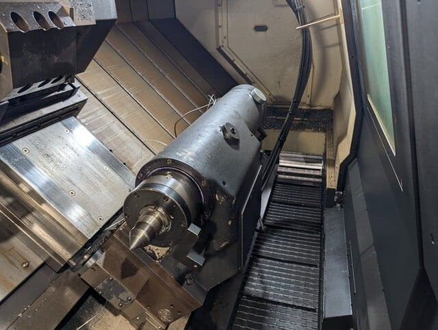 Hyundai Wia #L400LC, CNC Lathe, 24.8" turning diameter, 83.5" turning length, 15" chuck, 4.6" bar, 50 HP - Image 5