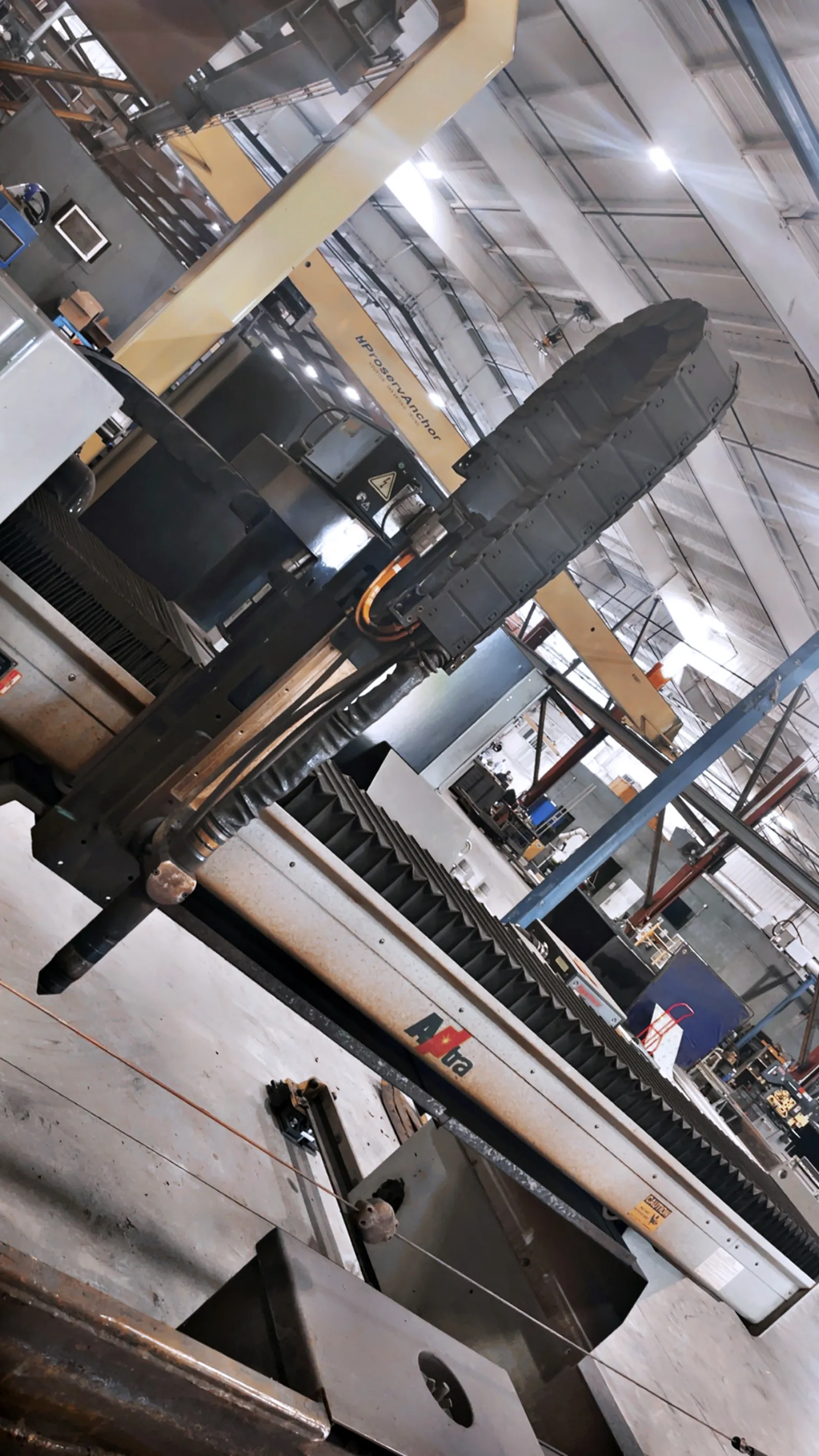 Alltra #WT-92x174, CNC plasma cutting system, 92" x174" water table, 300 amp, 2" pierce, 3-1/8" severance - Image 7