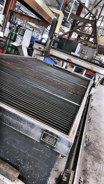 Alltra #WT-92x174, CNC plasma cutting system, 92" x174" water table, 300 amp, 2" pierce, 3-1/8" severance - Image 8