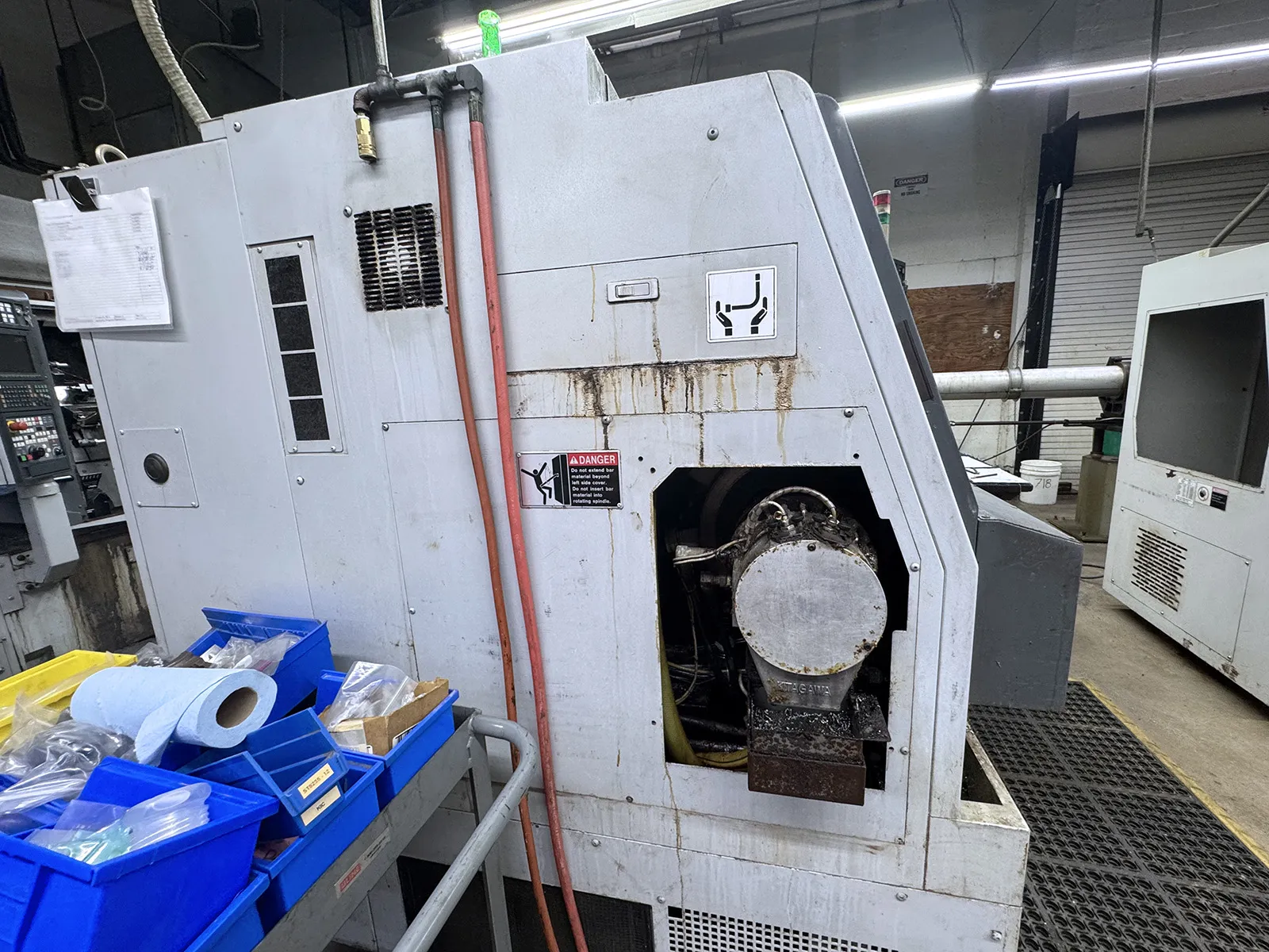 Mori Seiki #SL-204MC, CNC lathe, 26.8" swing, 15.3" dia., 19.5" centers, 8" chuck, 2" bar, 20 HP, 4500 RPM - Image 10
